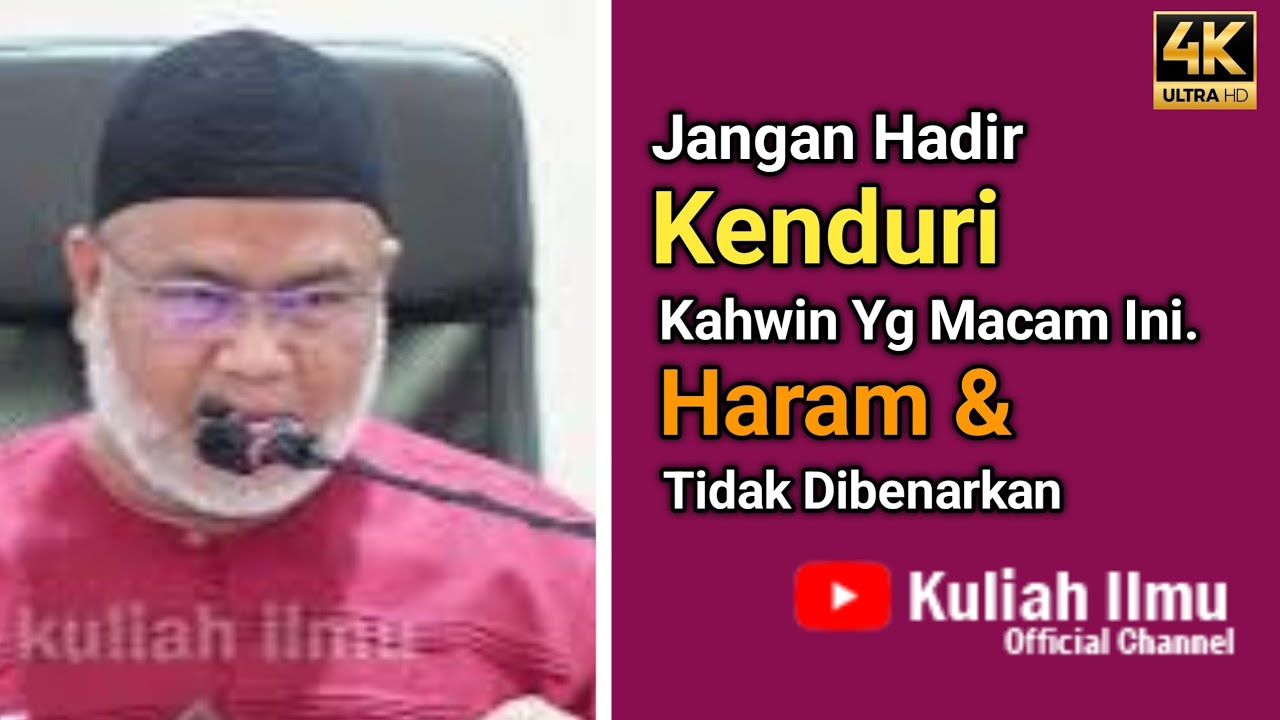 Jangan Hadir Kenduri Kahwin Yang Macam Ini, Haram & Tidak Benarkan | Ustaz Amran Yusof