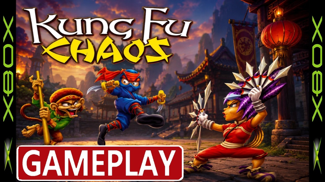 Kung Fu Chaos Gameplay [XBOX] ( FRAMEMEISTER ) - No Commentary