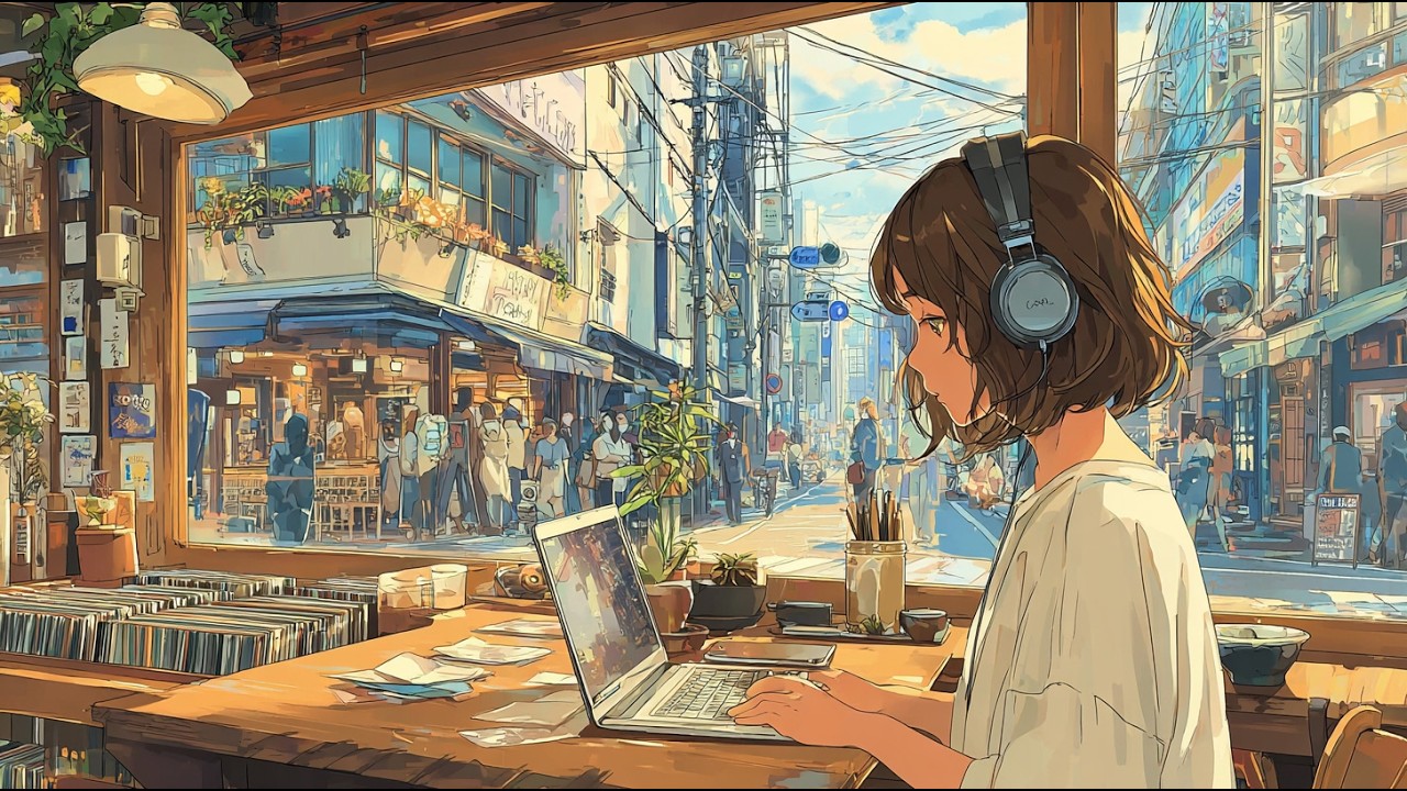 ここにいると、時間の流れが変わるんだ。| 東京路地裏カフェ Lofi BGM