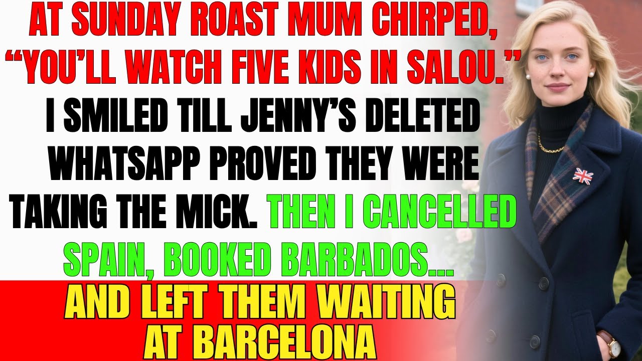 Their ‘Family Holiday’ Was A Babysitting Trap, So I Turned My Spain Trip Into Barbados