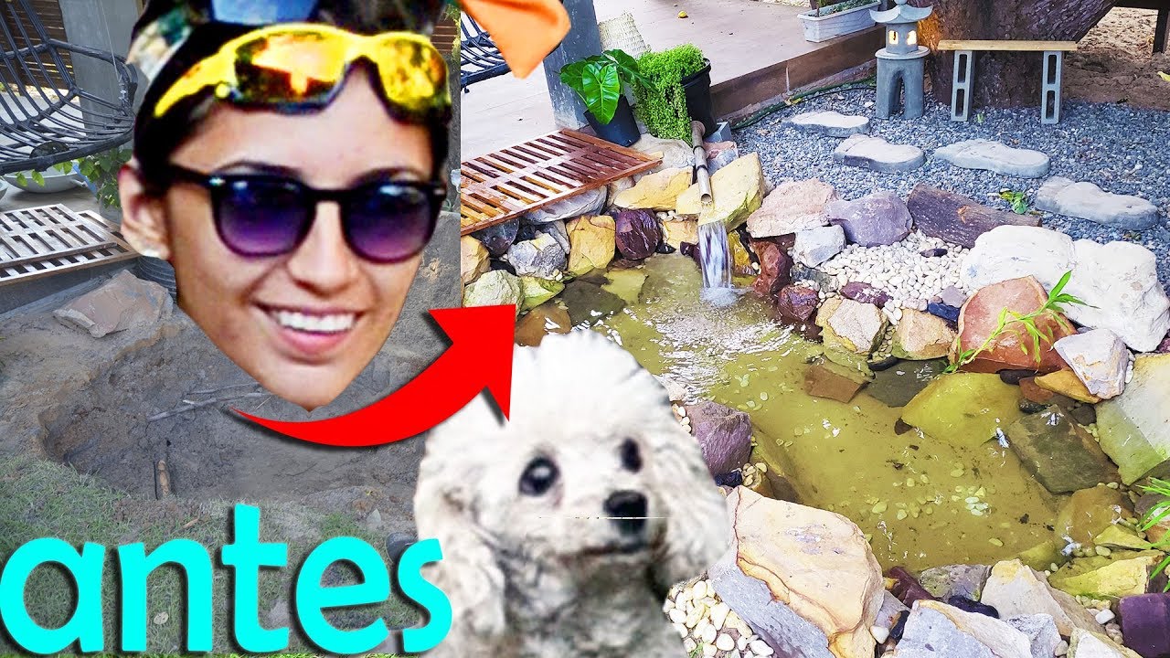 COMO FAZER LAGO ARTIFICIAL ORNAMENTAL  |  IMPERMEABILIZAÇÃO E PEDRAS | EP 02