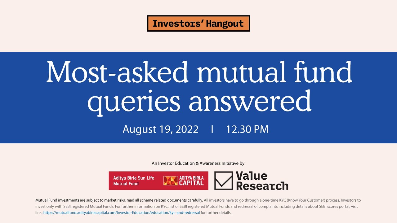 Most-asked mutual fund queries answered
