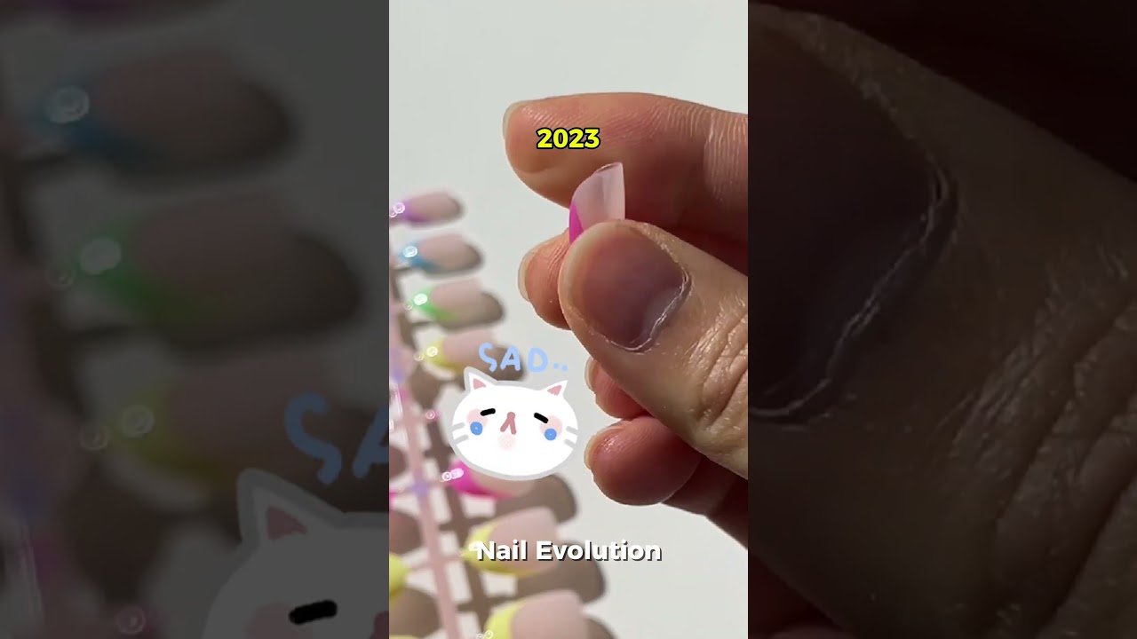 2022 vs. 2025: The Nail Revolution&ndash;Press-Ons Changed Everything!#ellievincynails#pressonnails#nails