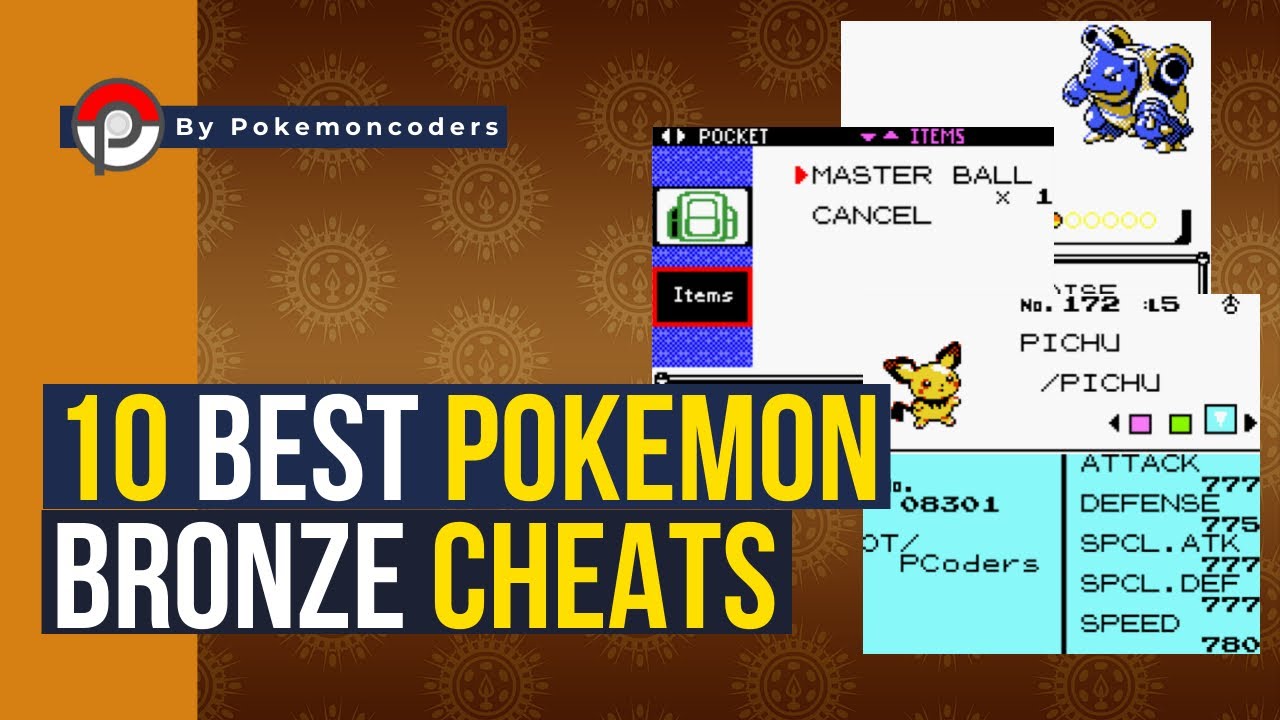 10 Best Pokemon Bronze Cheats - Shiny, EXP, Pokerus, WTW, Money & More
