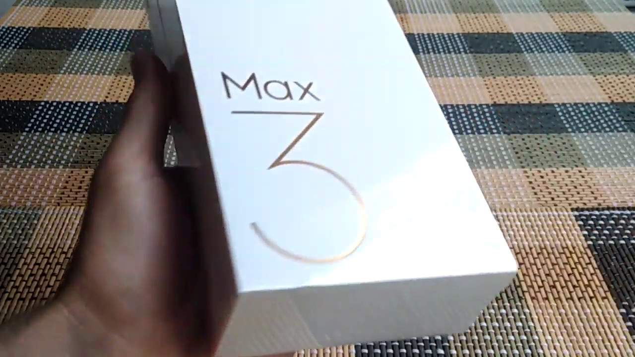 Xiaomi Mi Max 3 Global Version Black Parcel from Gearbest