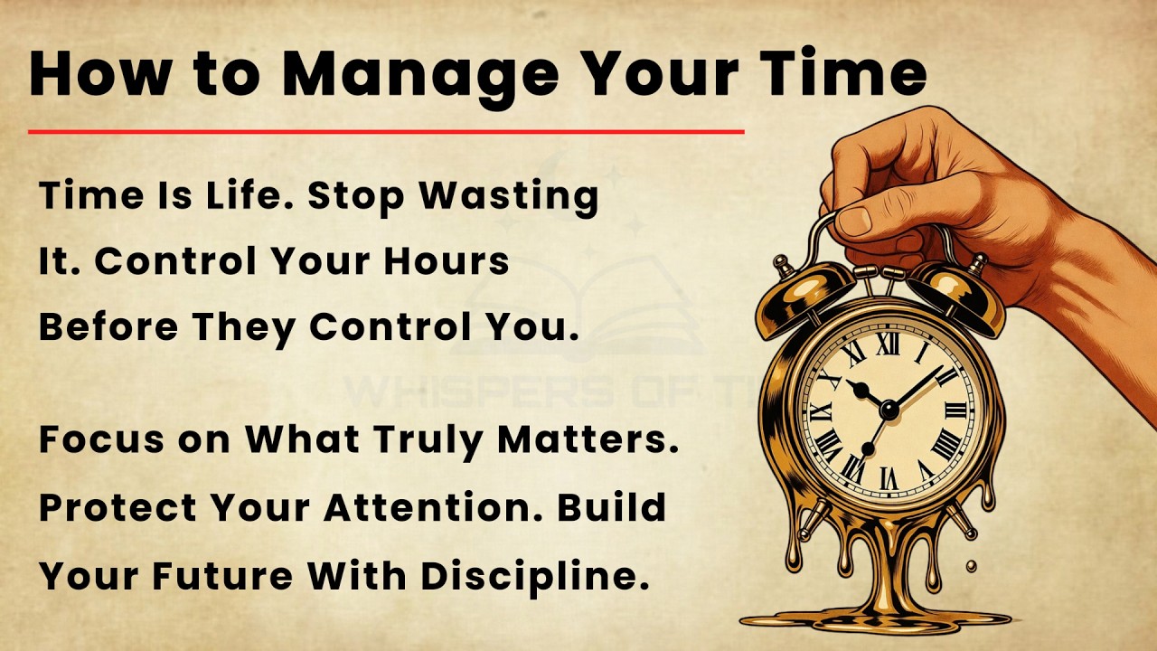 How to Manage Your Time | Master Your Hours, Master Your Life | Graded Reader 🔥 | Motivational Video