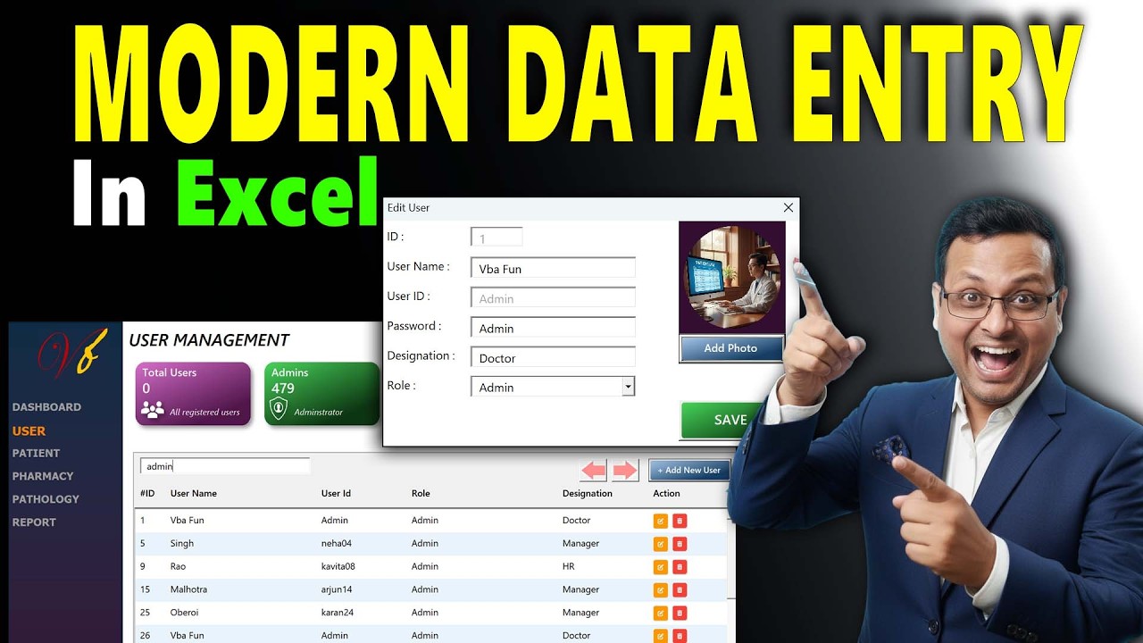 Build a Dynamic Data Entry System: Handle Runtime Events in Excel VBA Software