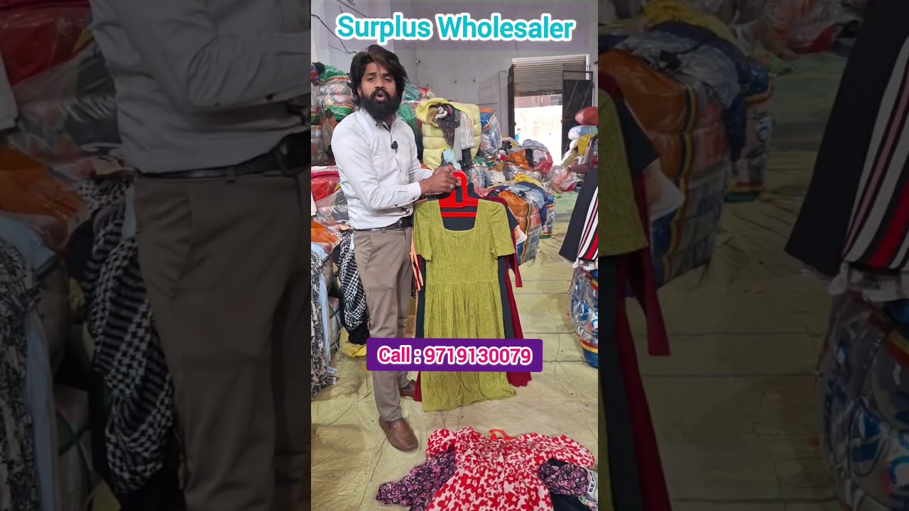 45 KG Bale Summer Surplus, 40/- Kurti, Long Dress, Midi Dress, Plazo, Jeans 