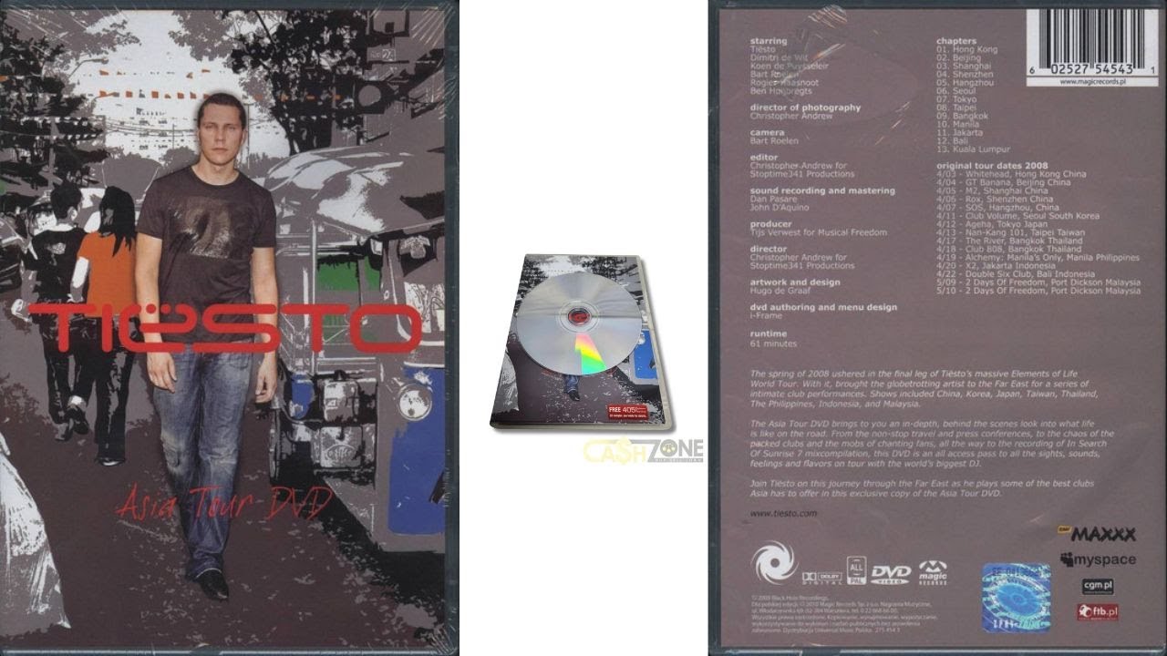 Ti&euml;sto - Asia Tour DVD