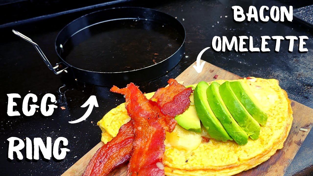 How to Make an Omelette on the Griddle Using Egg Rings