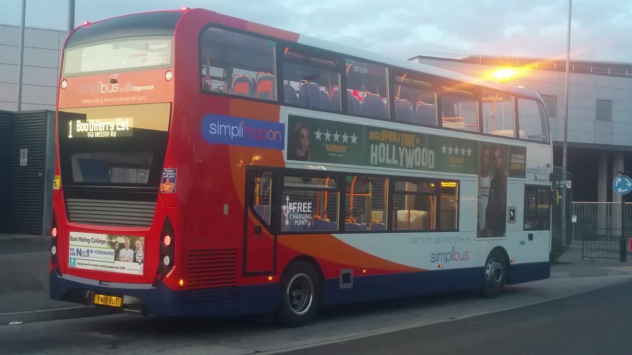 Stagecoach Hull 11197 YW19VUT loud heaters at the rear