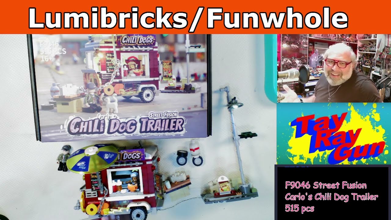 Street Fusion Food Trailer! Such a cool build of Carlo's Chili Dog Trailer by  Funwhole/Lumibricks!