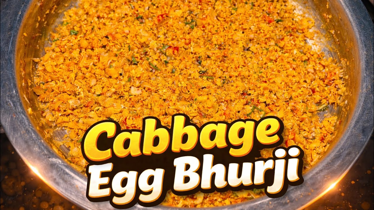 Healthy Cabbage Egg Bhurji | Protein Packed Breakfast