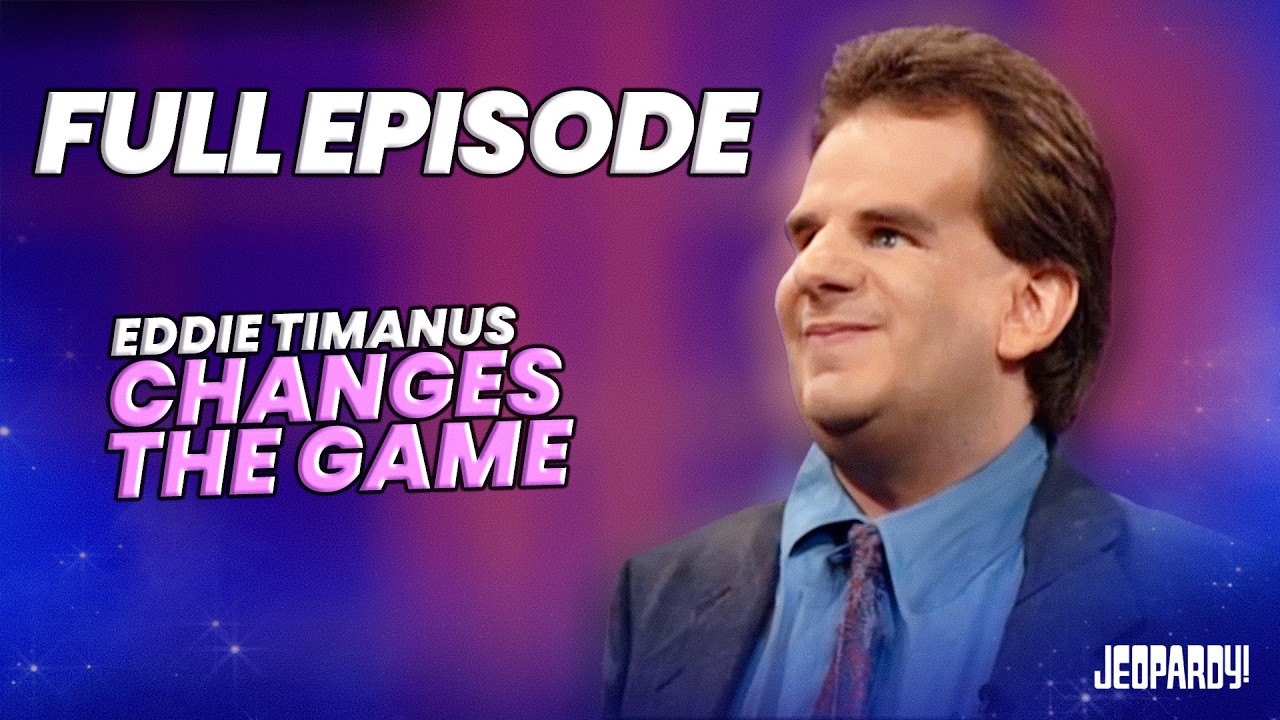 Eddie Timanus Debuts as the First Blind Jeopardy! Contestant (Full Episode)