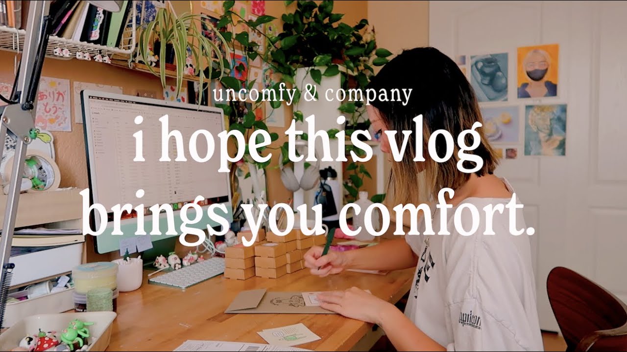 Cozy Art for a Living: Sculpting 100+ Orders, Making Commissions, Small Business Q&A ✿ Studio Vlog