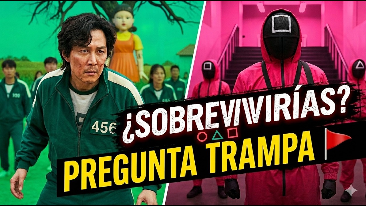 JUEGO DEL CALAMAR 50 Preguntas con una PREGUNTA RETO | Trivia Veloz