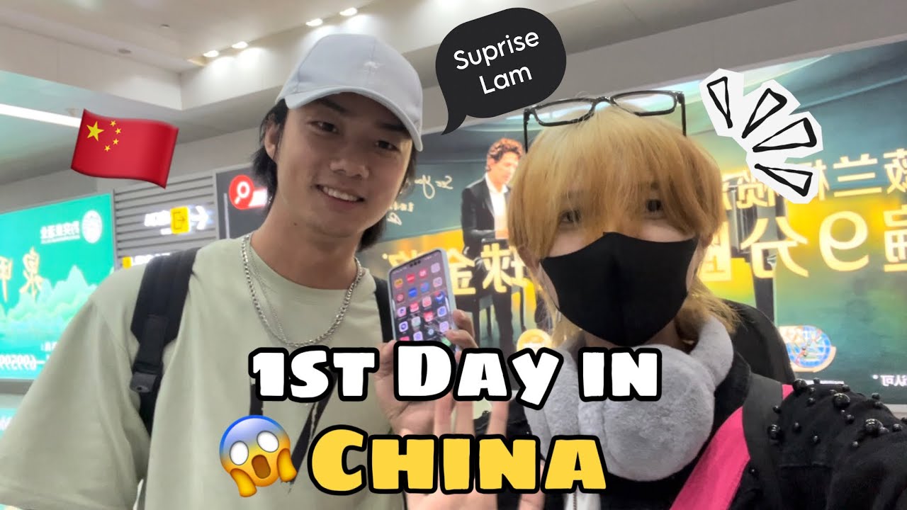 MY CHINESE BEST FRIEND SURPRISE ME 😱🇨🇳 *First day in China | Yaa Vuishaa