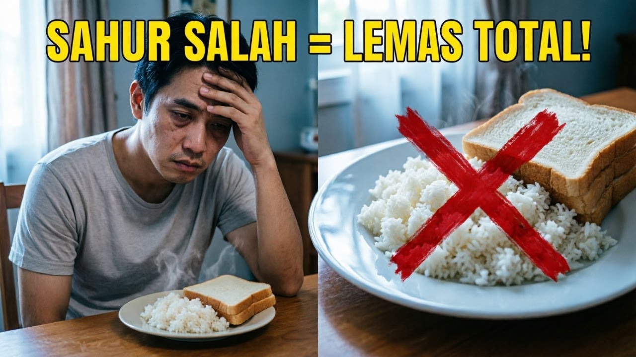 Sahur Tinggi Karbo Sederhana Bikin Gula Darah Anjlok Siang Hari!