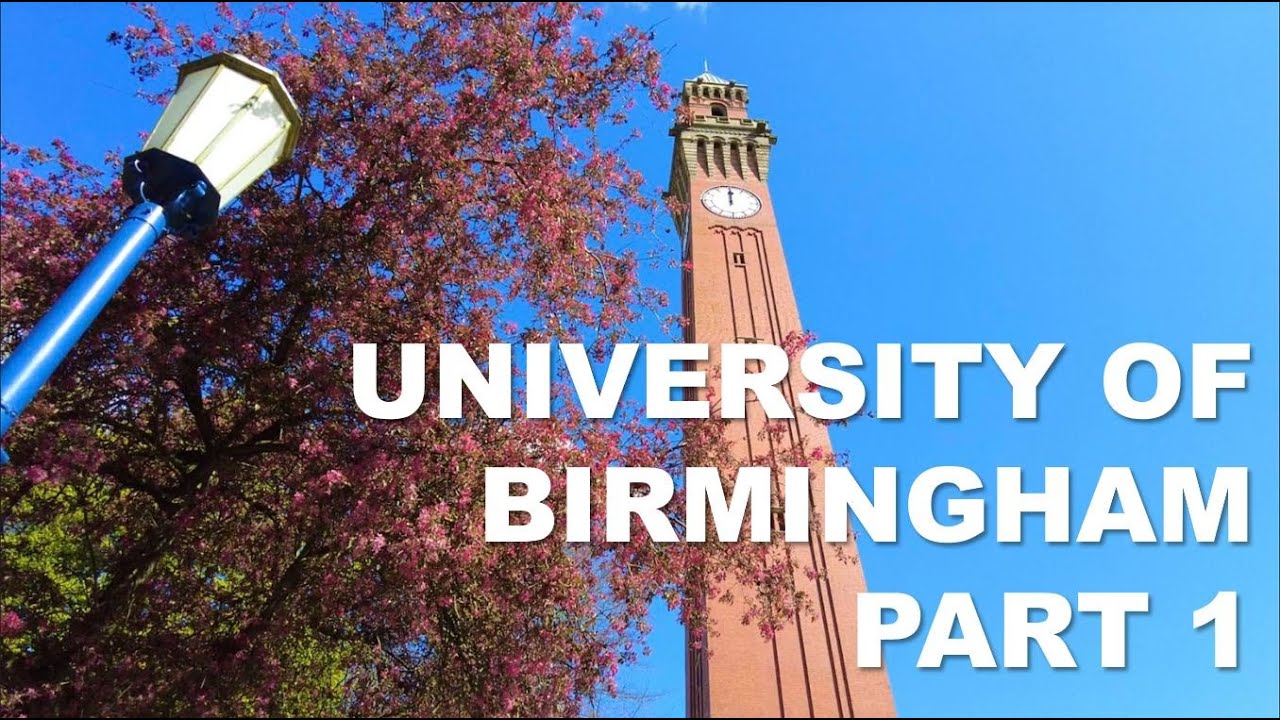 [4K] University of Birmingham Sunny Day Campus Walk l 버밍엄 대학교 캠퍼스 산책 l 伯明翰大學校園散步