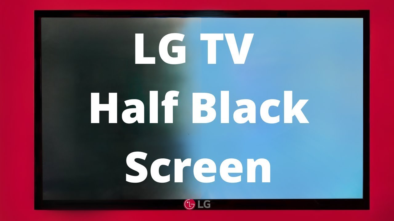 Как исправить получерный экран на телевизоре LG?