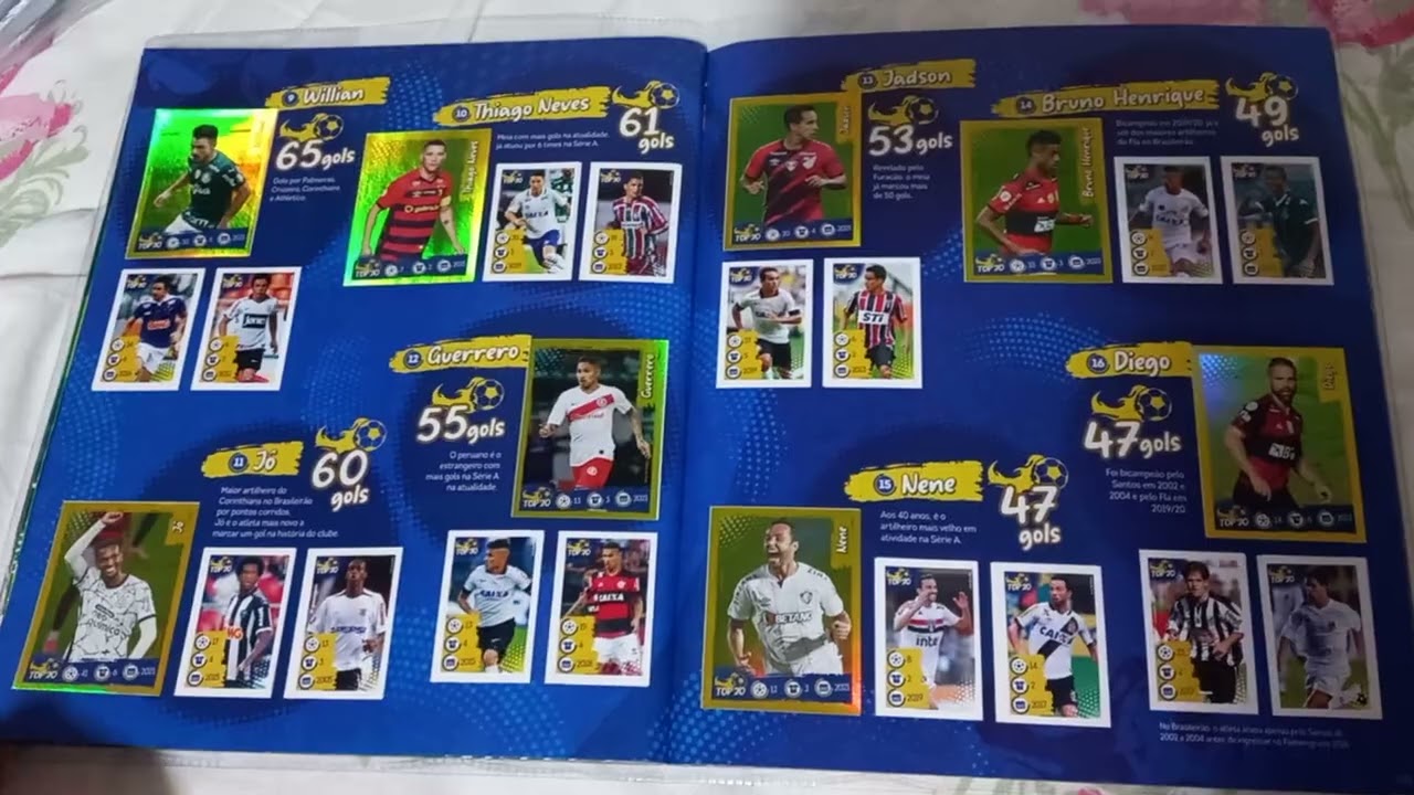 Álbum Campeonato Brasileiro 2021 completo 