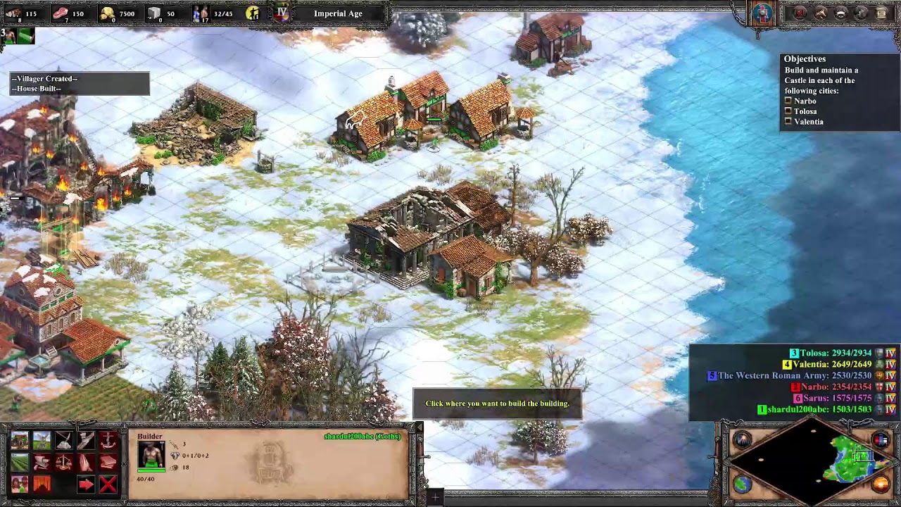 AOE 2 Goth Campaign- A kingdom of our own