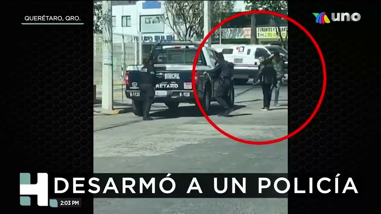 Hechos Meridiano | Desarman y humillan a policías en Querétaro