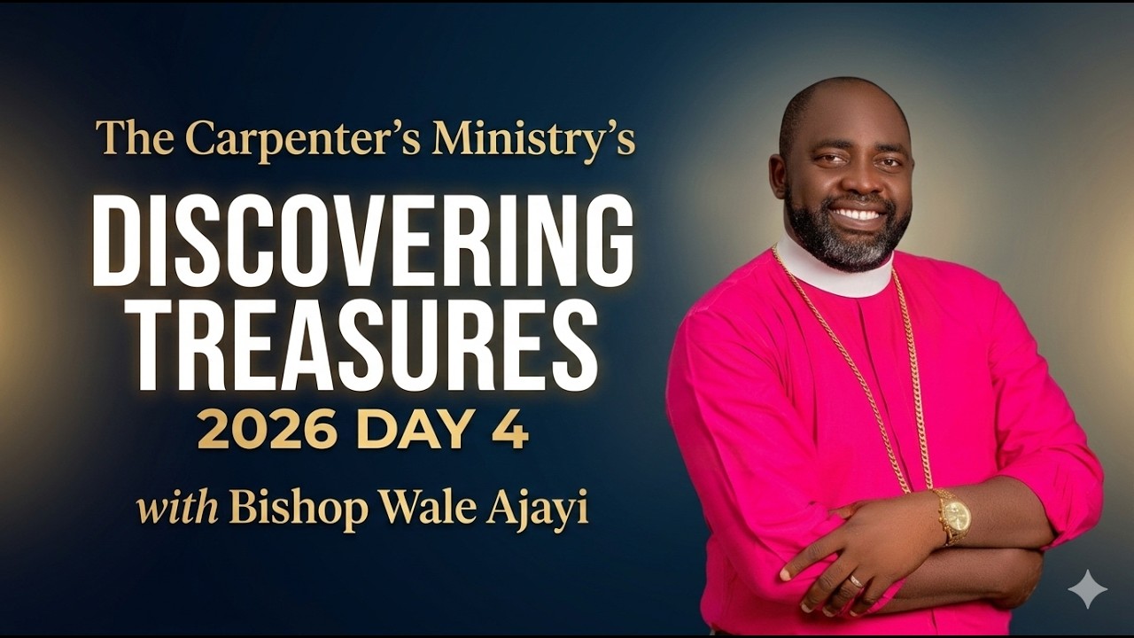 BISHOP WALE AJAYI AT  DAY 4 OF THE CARPENTER'S MINISTRY DISCOVERING TREASURES CONFERENCE