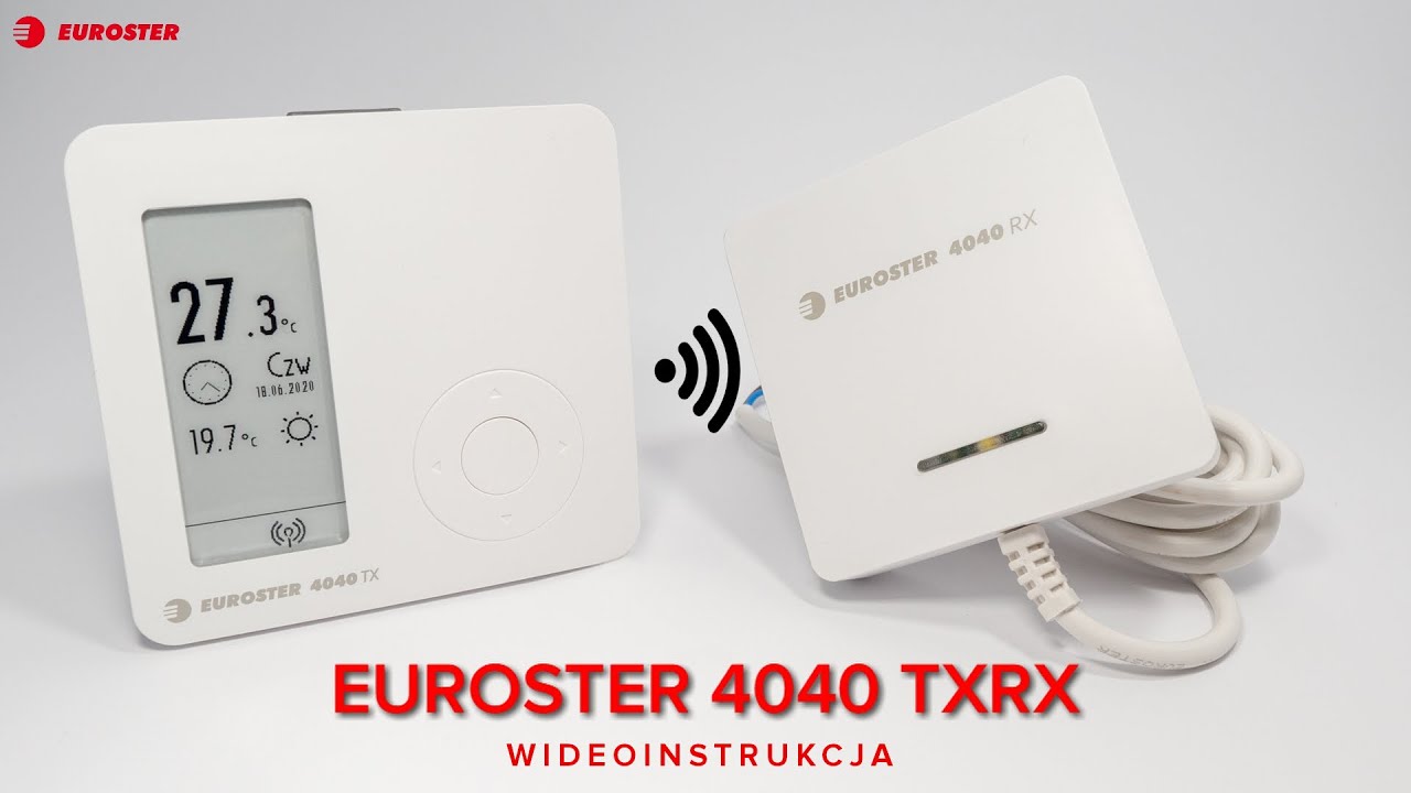 Wideoinstrukcja sterownika Euroster 4040 TX RX dla firmy Euroster Polska
