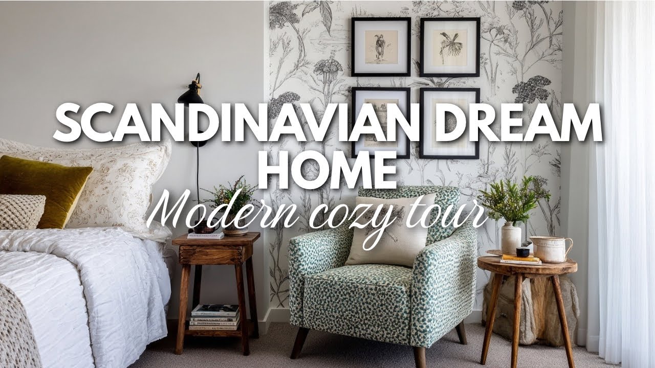 Modern Scandinavian Home Decor in Every Room | Cozy Nordic Home Tour