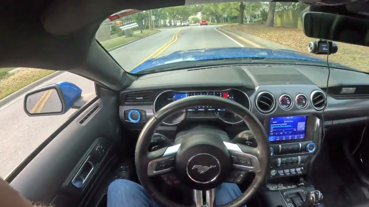 10 SPEED 5.0 MUSTANG LONG TUBE HEADERS POV DRIVE 4K