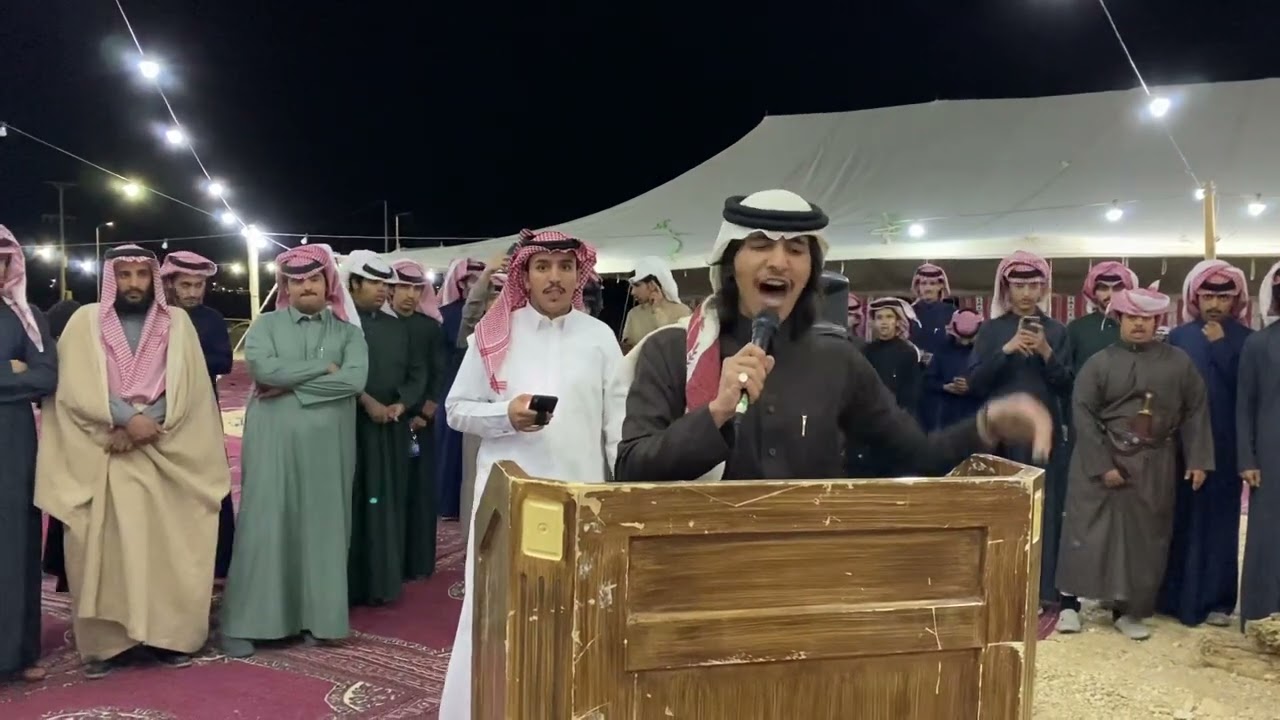 قصيدة الشاعر مشاري محمد آل بريك في زواج مسفر ظافر آل دحيم الشكرة