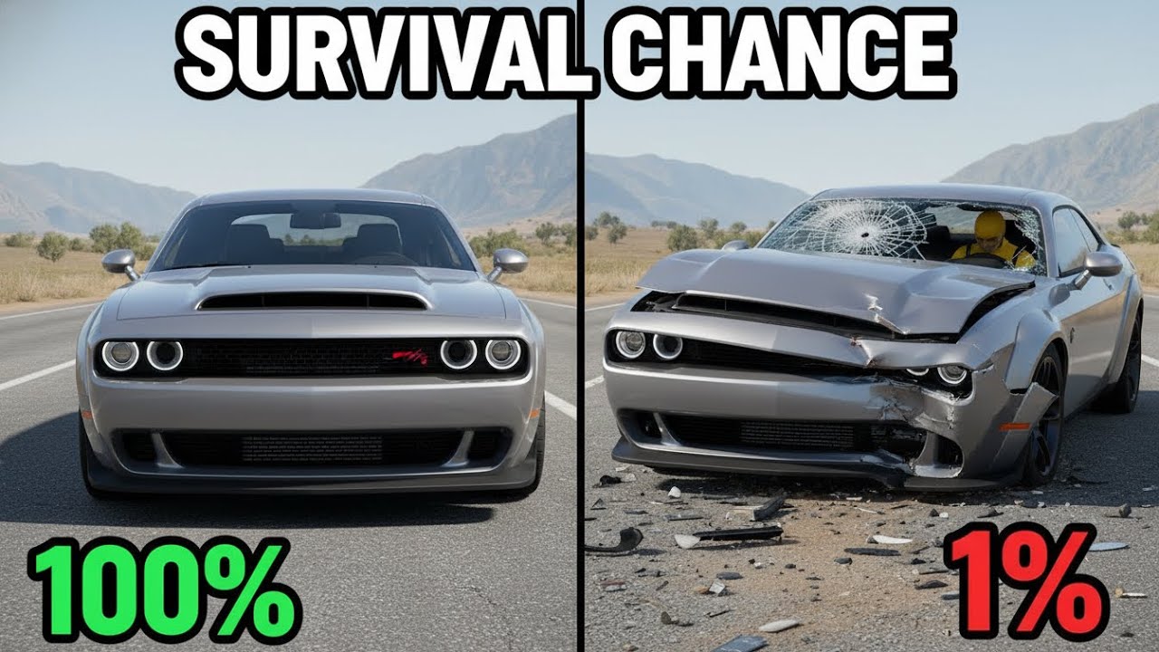 BeamNG.drive Survival Chance Test (With Dummies) | Realistic Crashes #9