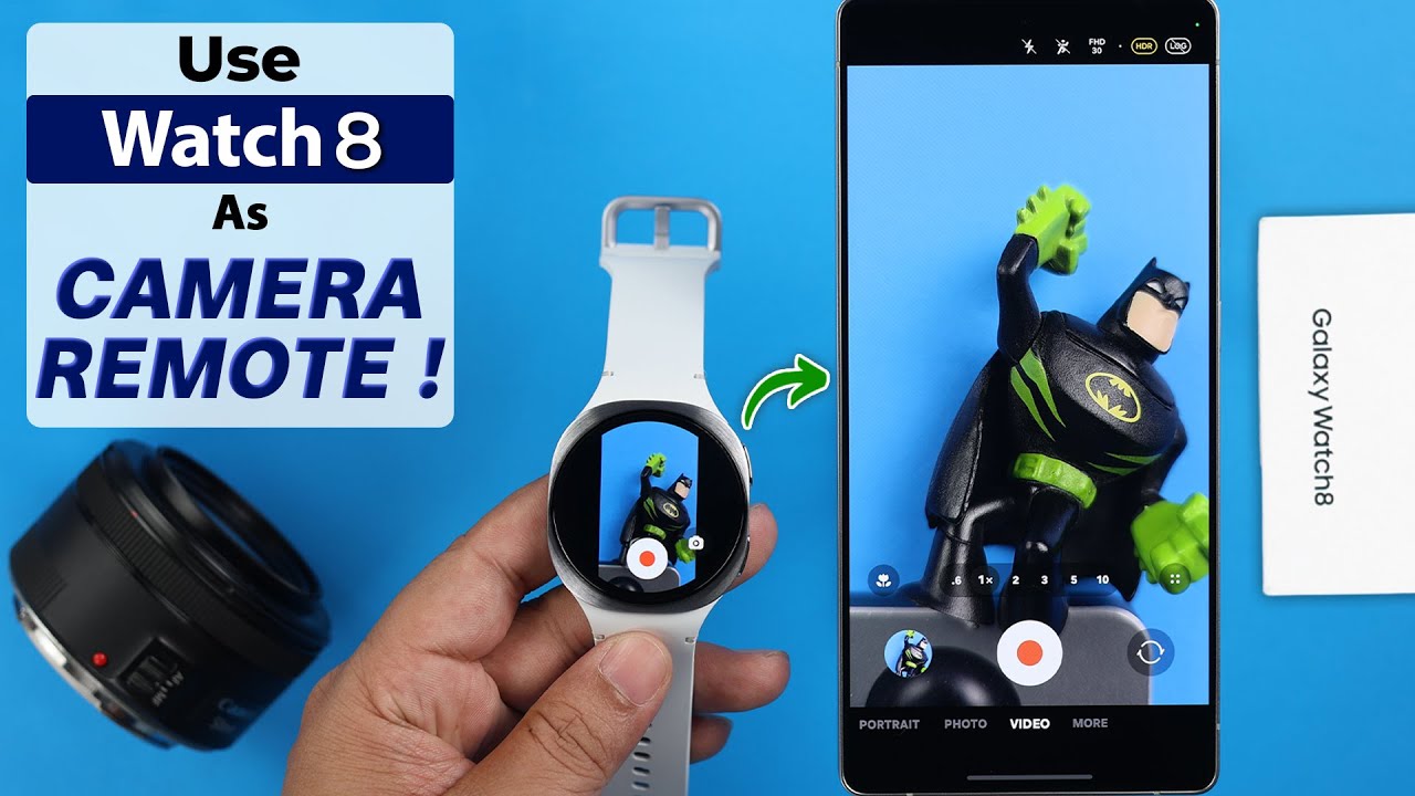 Samsung Galaxy Watch 8: How to Use as a Camera Remote!
