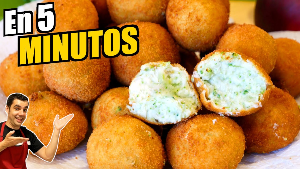 🥦🍽️ Cómo hacer BOLAS de BRÓCOLI en 10 minutos | Receta fácil y saludable