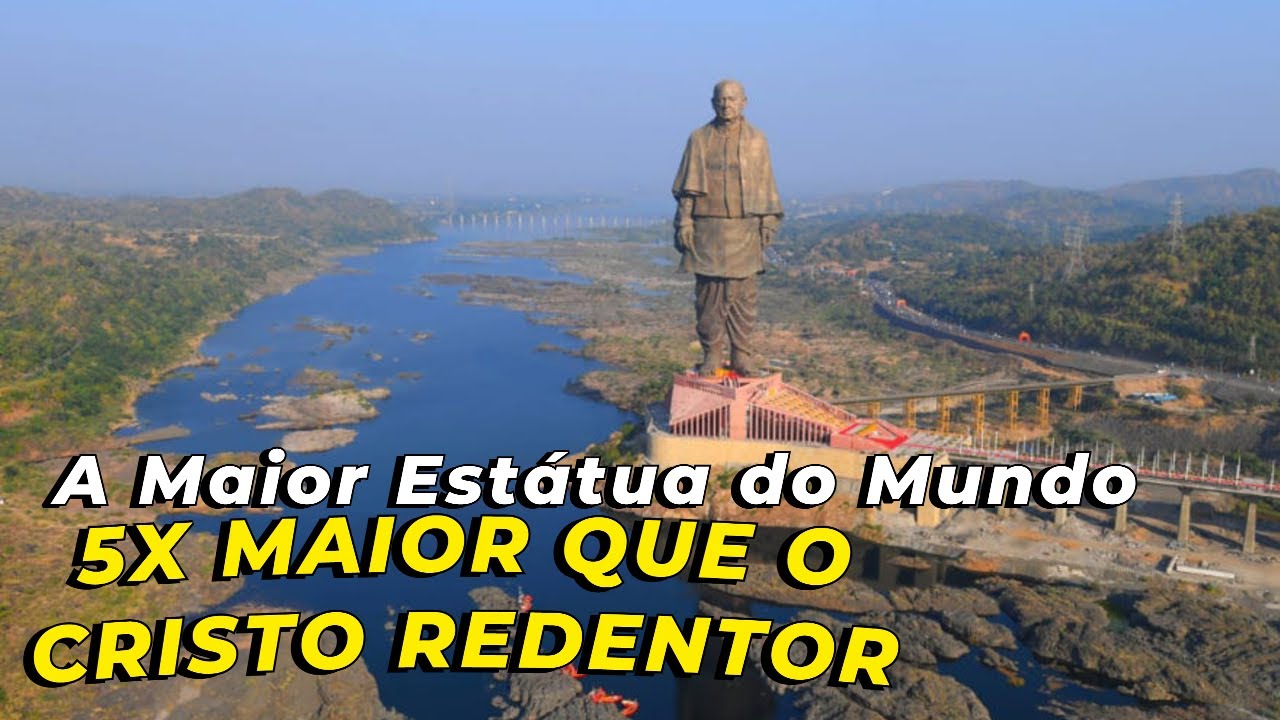 A Maior Estatua do Mundo Estatua da Unidade Vallabhbhai Patel Estátua India #curiosidades