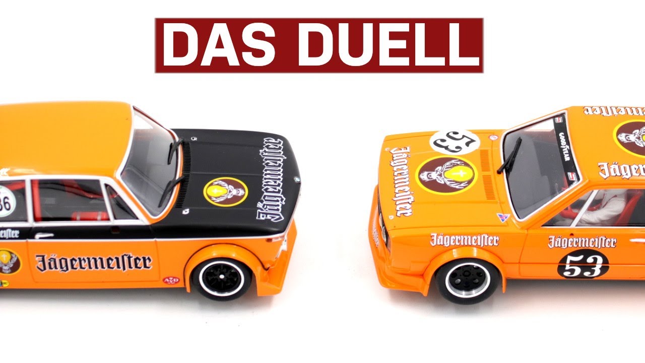 Das Slotcar Duell BMW 2002 gegen VW Scirocco - BRM Slotcars