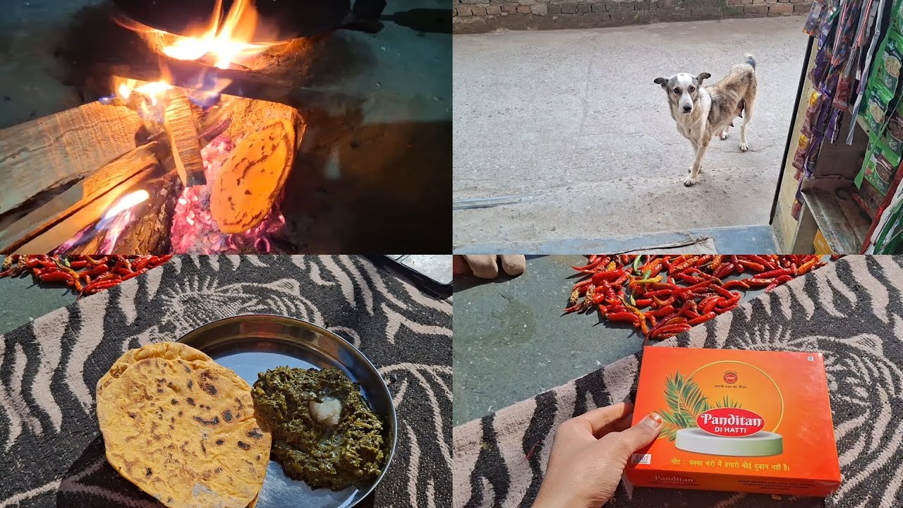 SARSON KA SAAG OR MAkki ki Roti😋