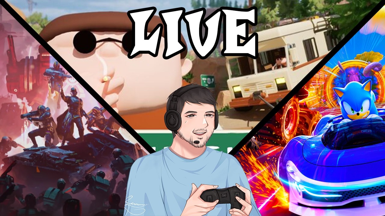 A Very Long Saturday! / Helldivers 2 + Sonic Racing + RV There Yet Stream!