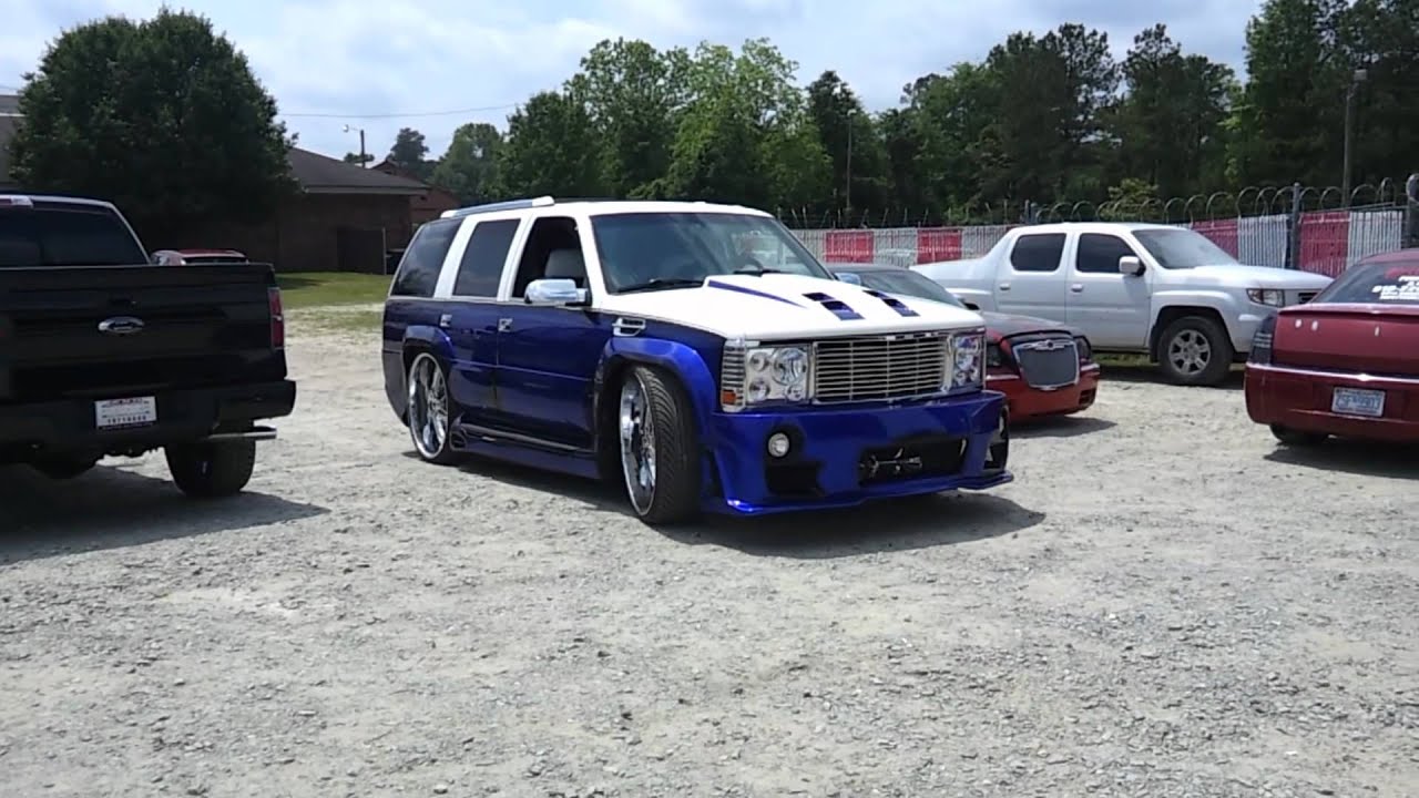 1995 Candy painted Chevrolet Tahoe on 28's part 2 complete Air bags!