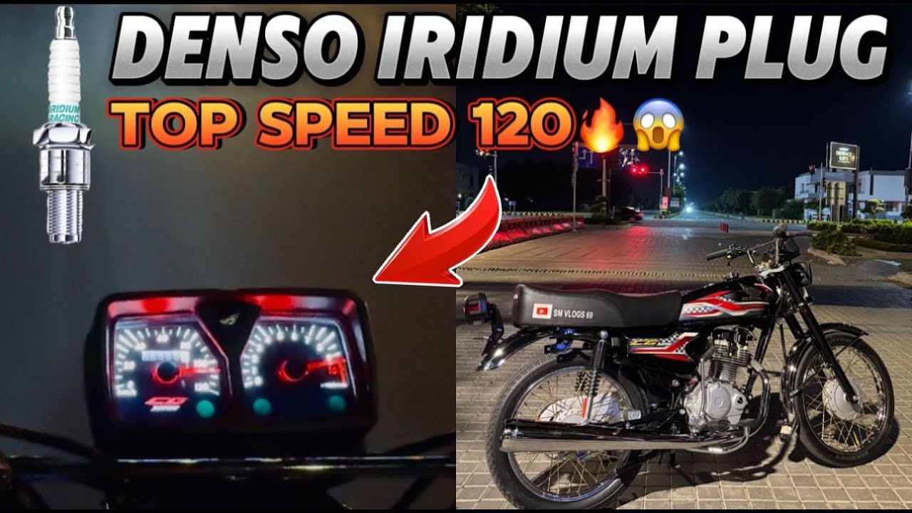DENSO IRIDIUM SPARK PLUG IN MY 125 || TOP SPEED 120😱❤️ || FT 125 MODIFICATIONS