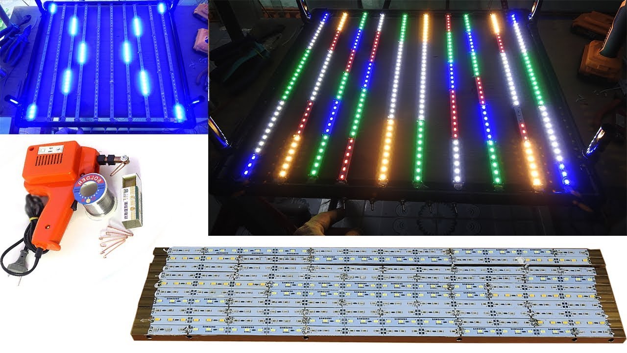 Aquarium model 15 - Making RGB LEDs from Led aluminum/ RGB Led for aquarium