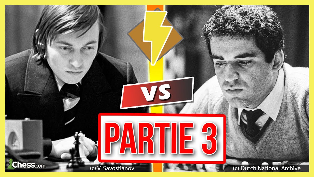 Schach-WM 1984/85 Karpov vs. Kasparov || Partie 3