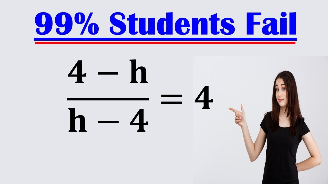 Solving a 'Harvard' University entrance exam | Find h?