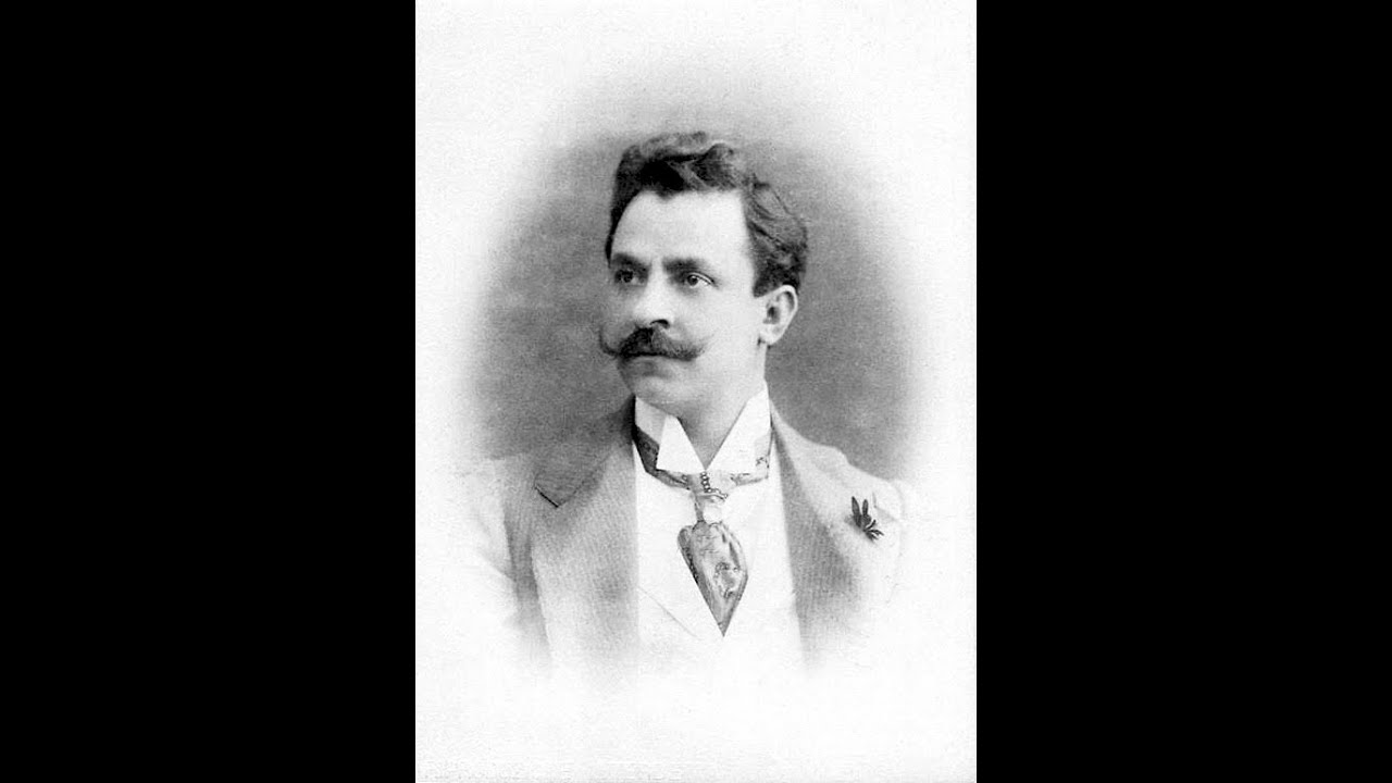 Fernando de Lucia (tenor) - Addio, Mignon ('Mignon' - Thomas) (1905)