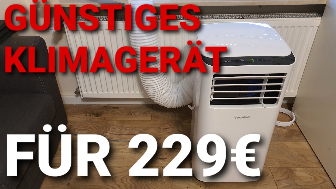 Klimager&auml;t F&uuml;r 229 Euro ( Comfree 'MPPH-08CRN7' 8000 BTU ) | 4K | Der Akku Profi |