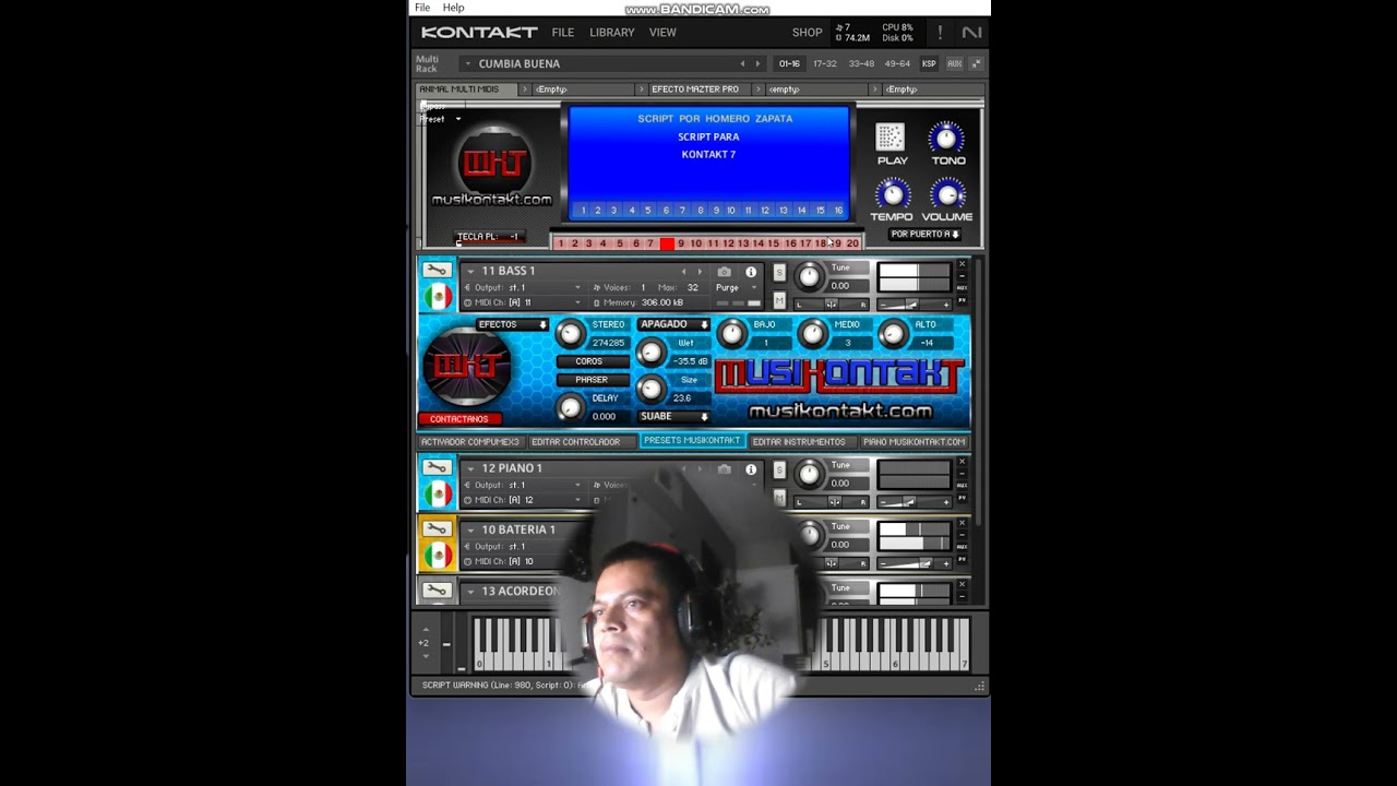 SECUENCIA MIDI A KONTAKT