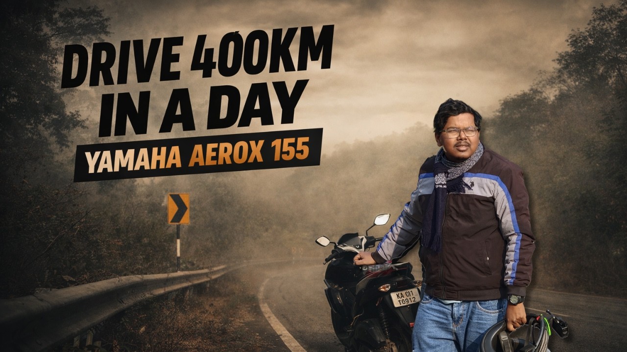 Drive Non Stop 400Km in a Day | Yamaha Aerox Long Ride | Way to Chaibasa