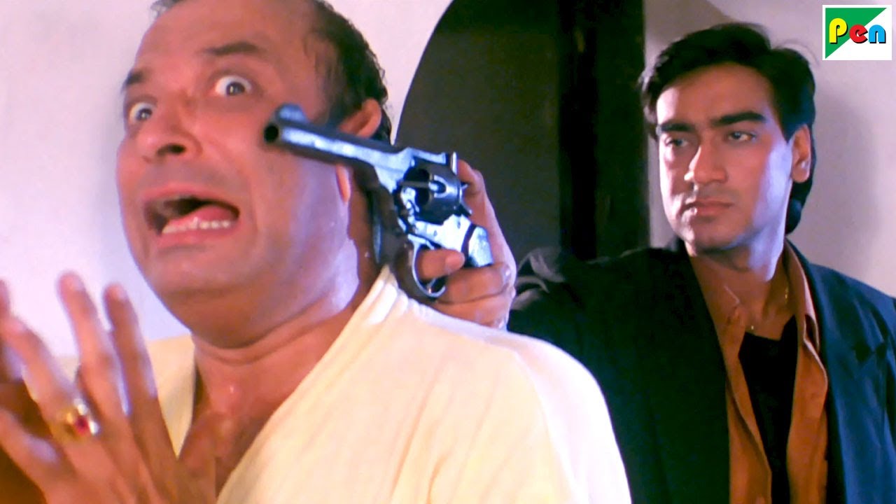 मैं बाप और बेटा दोनों का फ़र्ज़ अदा करूँगा - Amrish Puri, Ajay Devgn - Phool Aur Kaante