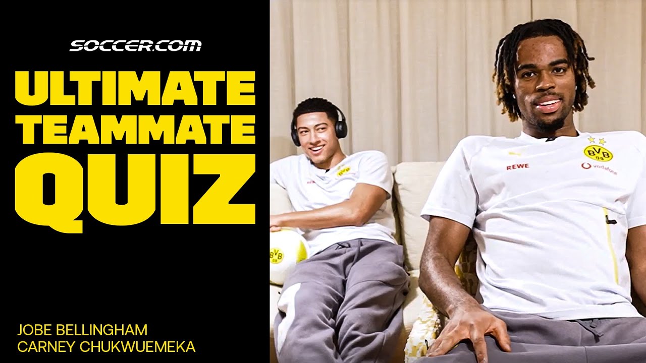 Jobe Bellingham & Carney Chukwuemeka Take on the Ultimate Teammate Quiz 🟡⚫